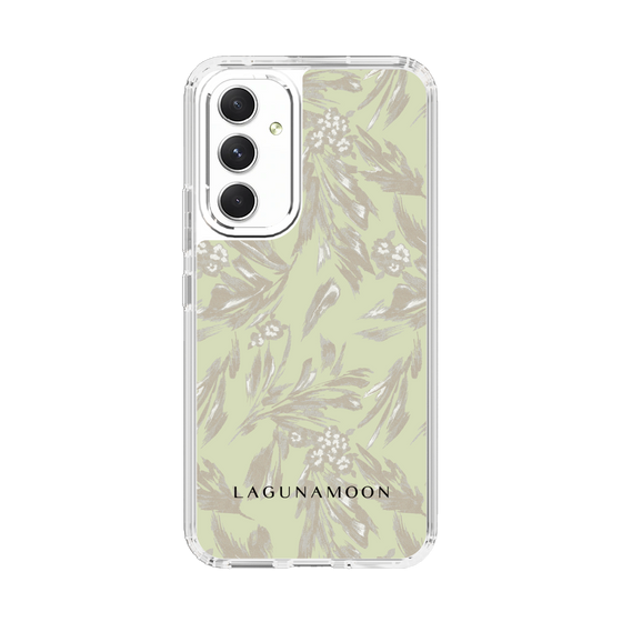 Slim Protection Case［ LAGUNAMOON - BotanicalJacquard - White×Beige ］