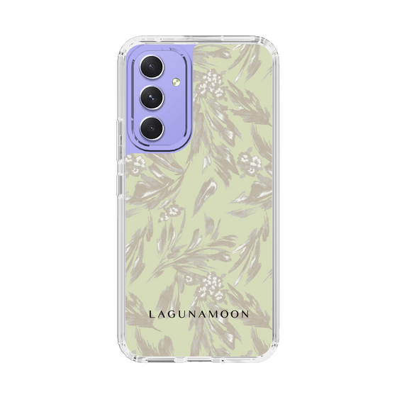 Slim Protection Case［ LAGUNAMOON - BotanicalJacquard - White×Beige ］