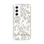 Slim Protection Case［ LAGUNAMOON - BotanicalJacquard - Clear×Beige ］
