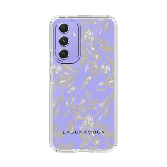 Slim Protection Case［ LAGUNAMOON - BotanicalJacquard - Clear×Beige ］