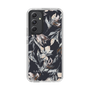 Slim Protection Case［ LAGUNAMOON - NuanceFlower - Navy ］