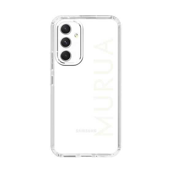Slim Protection Case［ MURUA - Logo - White ］