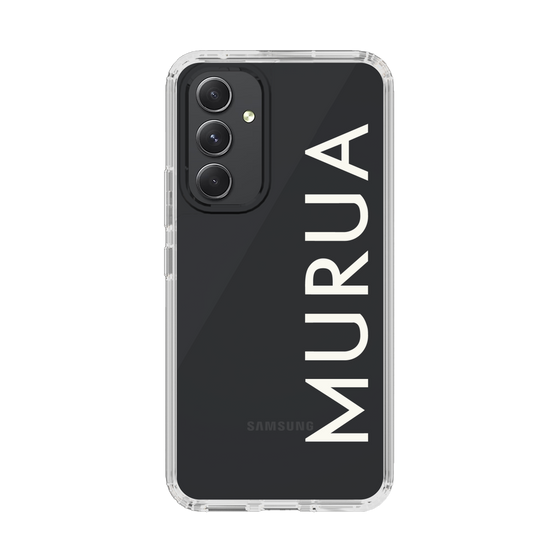 Slim Protection Case［ MURUA - Logo - White ］