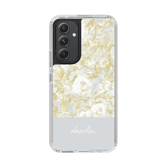 Slim Protection Case［ dazzlin - PaintFlower - Light Blue ］