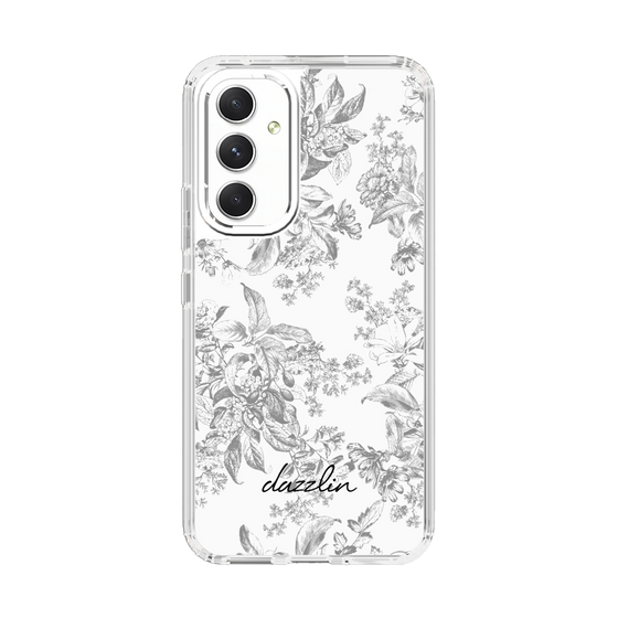 Slim Protection Case［ dazzlin - ToneFlower - Gray ］