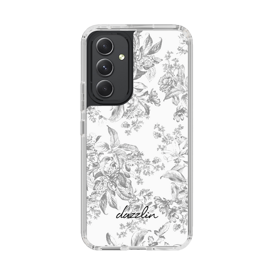 Slim Protection Case［ dazzlin - ToneFlower - Gray ］