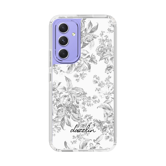 Slim Protection Case［ dazzlin - ToneFlower - Gray ］
