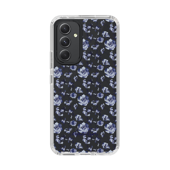 Slim Protection Case［ dazzlin - BlueFlower - Clear ］