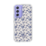 Slim Protection Case［ dazzlin - BlueFlower - Beige ］
