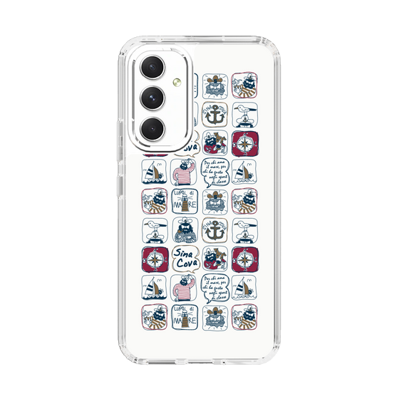 Slim Protection Case［ SINA COVA - All-Over Marine Pattern ］