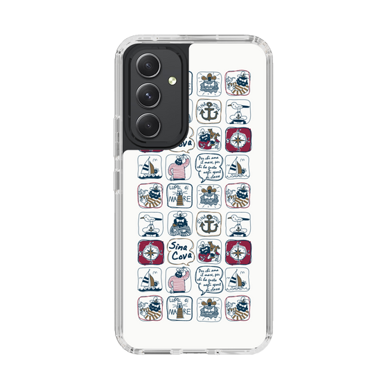 Slim Protection Case［ SINA COVA - All-Over Marine Pattern ］