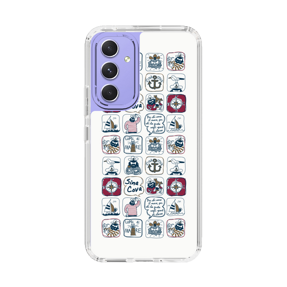 Slim Protection Case［ SINA COVA - All-Over Marine Pattern ］