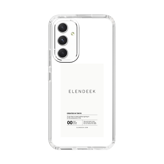 Slim Protection Case［ ELENDEEK - Logo Sticker - White ］