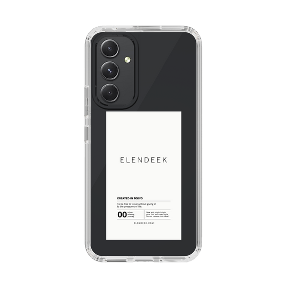 Slim Protection Case［ ELENDEEK - Logo Sticker - White ］