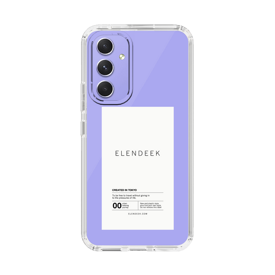 Slim Protection Case［ ELENDEEK - Logo Sticker - White ］