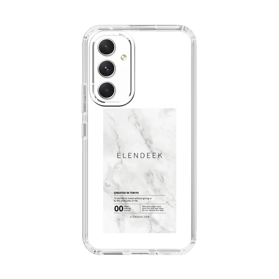 Slim Protection Case［ ELENDEEK - Logo Sticker - Marble ］
