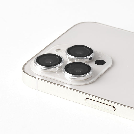 Camera Lens Protector(3 Lenses) for Apple iPhone 15 Pro [ SILVER ]