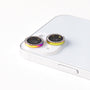 Rhine Stone Camera Lens Protector(2 Lenses)  for Apple iPhone 13/13 mini [ RAINBOW ]